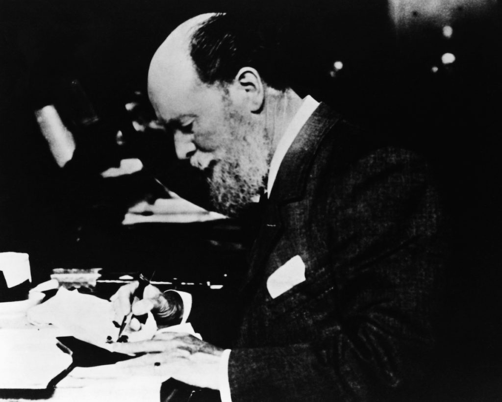 Peter Carl Faberge at his desk 1900